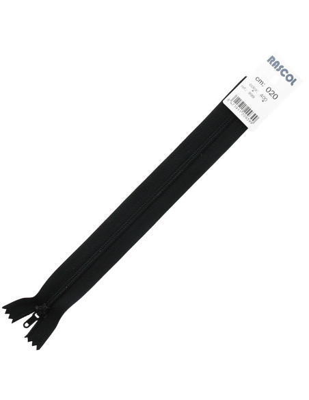 Nylon ritssluiting Rascol - Zwart