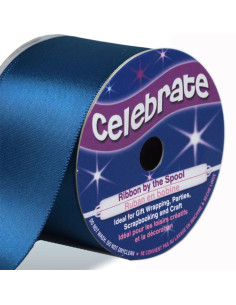 Satijnen lint Celebrate marineblauw - 38 mm x 4 meter