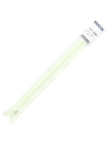 Nylon rits Rascol - Ecru