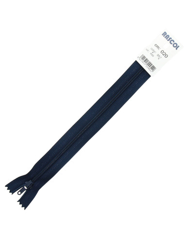 Nylon ritssluiting Rascol - Marineblauw