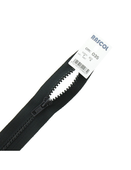 Synthetische sluiting Rascol - Zwart