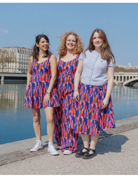 Tissu viscose Bookline - Lise Tailor