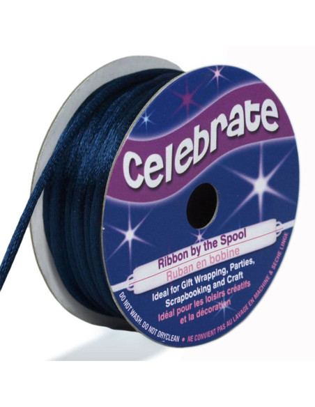 Ratstaartkoord Celebrate donkerblauw - 2 mm x 10 meter