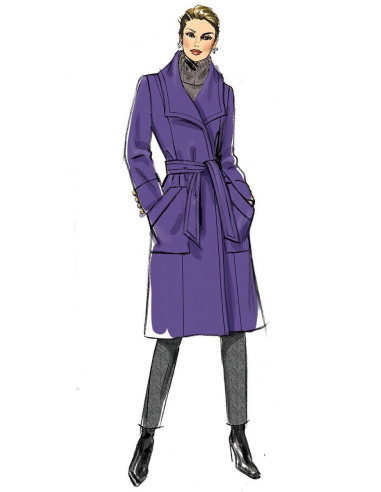 Bovenkleding en riem patroon - Butterick 6720