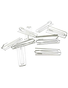 Nietjes 4-tak Vlaamse vouw 30 mm kop hoge grip