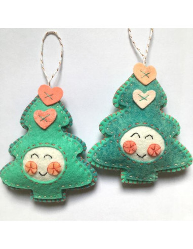 Kawaii kerst viltpakket