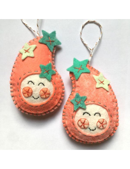 Kawaii kerst viltpakket