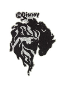 Geborduurd embleem Frozen 2 - Zwart paard