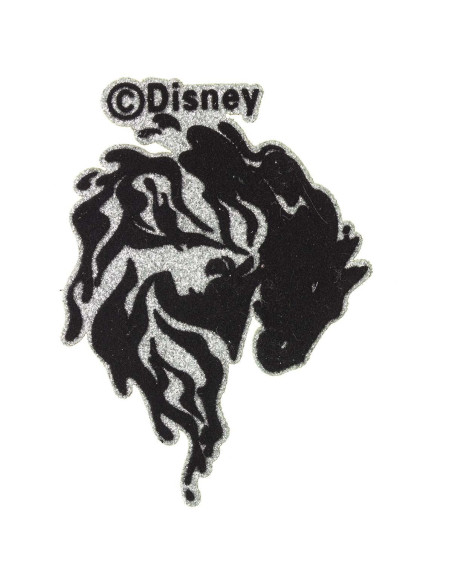 Geborduurd embleem Frozen 2 - Zwart paard