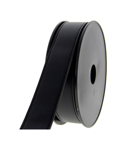 Imitatieleren riem - Zwart