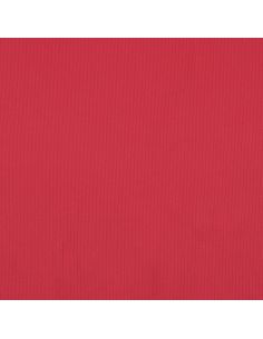 Geribbelde katoenen jersey stof - Rood 2