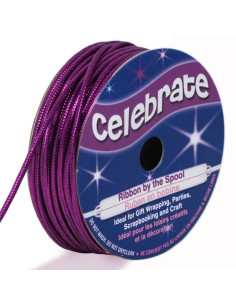 Lurex koord Celebrate violet - 1,6 mm x 8 meter