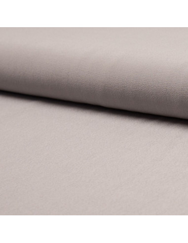 Viscose crêpe stof - Lichtgrijs