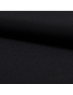 Viscose crêpe stof - Zwart