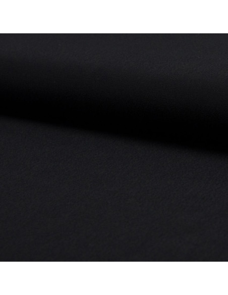 Viscose crêpe stof - Zwart