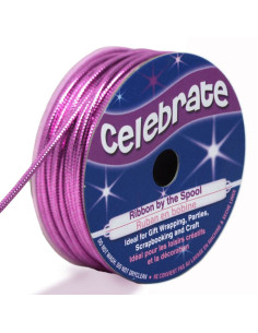 Lurex koord Celebrate roze - 1,6 mm x 8 meter