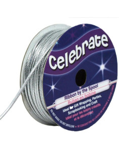 Lurex koord Celebrate zilver - 1,6 mm x 8 meter