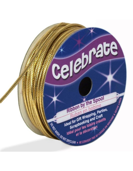 Lurex koord Celebrate goud - 1,6 mm x 8 meter