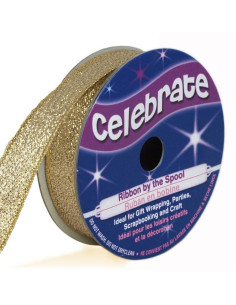 Metalen lint Celebrate goud - 13 mm x 5 meter