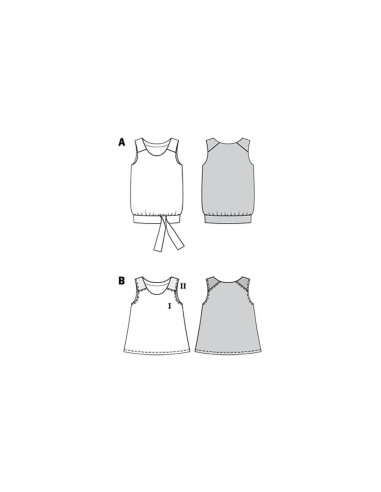 Top patroon - Burda 6201