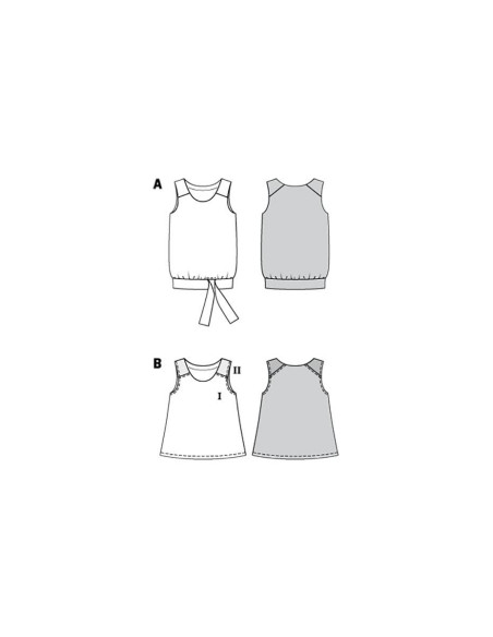 Top patroon - Burda 6201