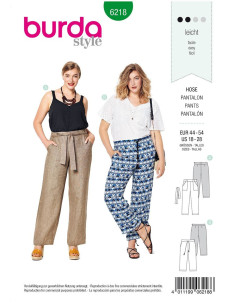 Broekpatroon - Burda 6218