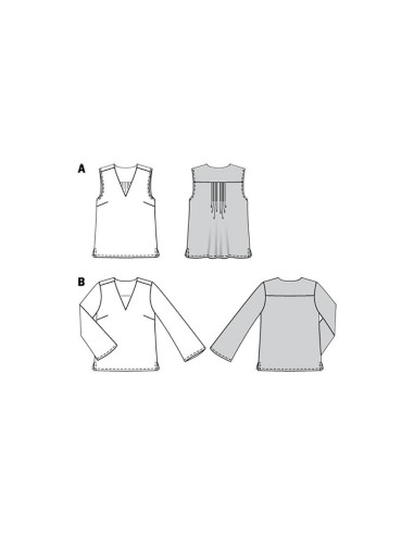 Blousepatroon - Burda 6234