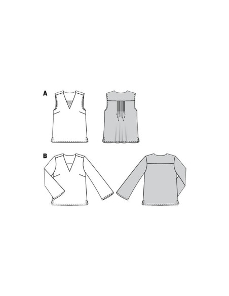 Blousepatroon - Burda 6234