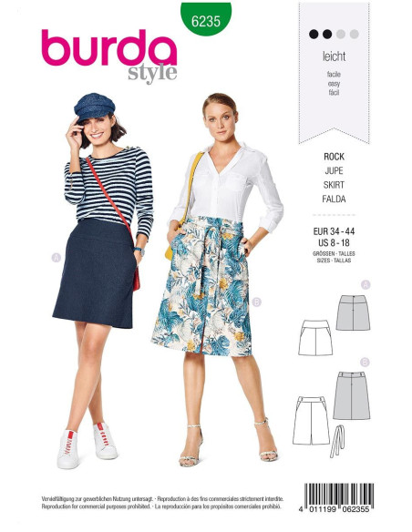 Rokpatroon - Burda 6235