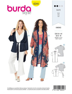 Kimono patroon - Burda 6244