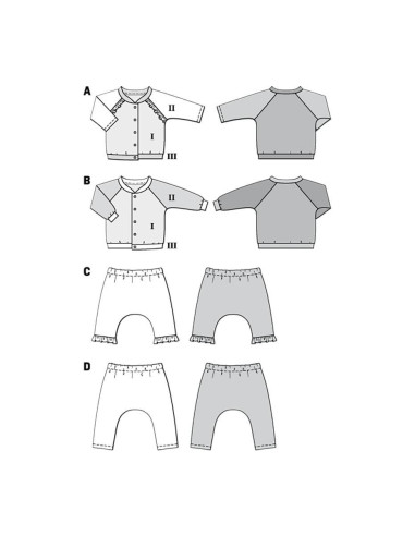 Jas patroon - Burda 9297