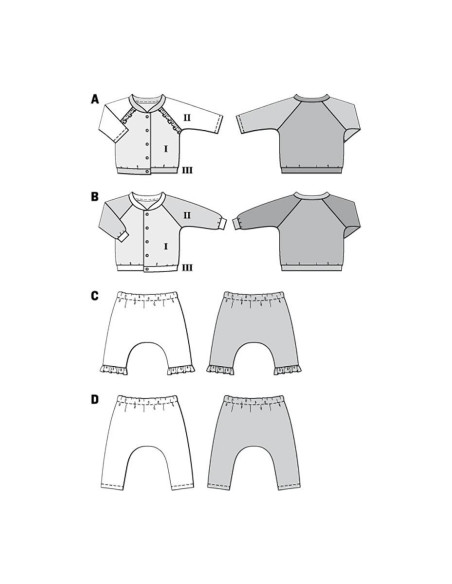 Jas patroon - Burda 9297