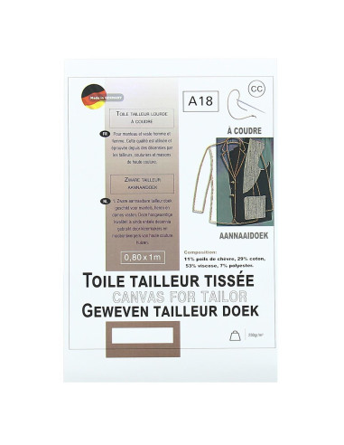 Op maat geweven stof om te naaien - 0,80 x 1,00 m