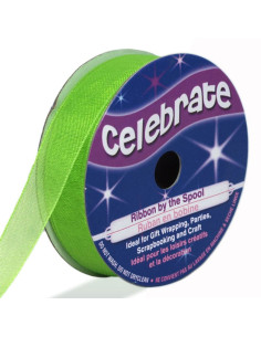 Organza lint Celebrate anijsgroen - 12 mm x 6 m