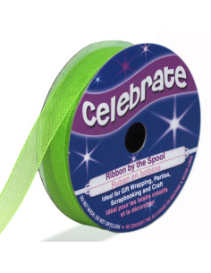 Organza lint Celebrate appelgroen - 9 mm x 8 m