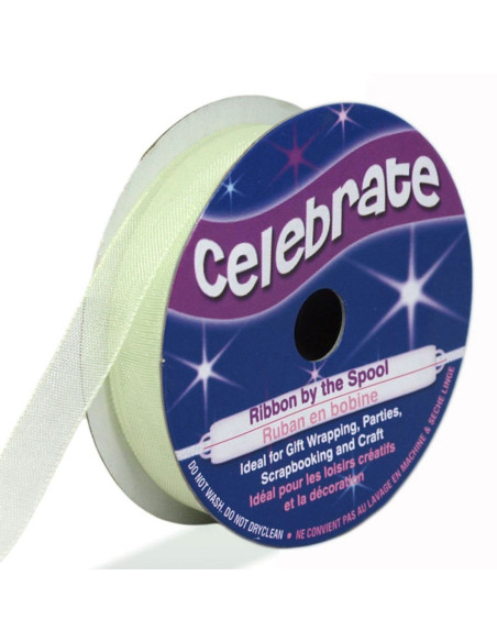 Organza lint Celebrate lichtgroen - 9 mm x 8 m