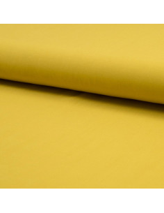 Viscose popeline stof - Okergeel