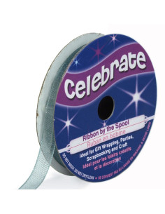 Organza lint Celebrate grijs - 6 mm x 8 m