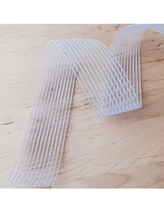Elastisch rimpelband voor smocks - Wit
