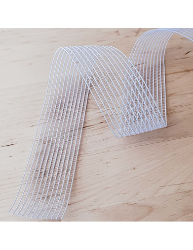 Elastisch rimpelband voor smocks - Wit