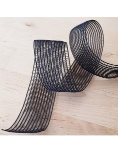 Elastisch rimpelband voor smocks - Zwart