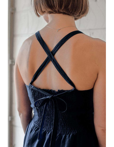 Elastisch rimpelband voor smocks - Zwart