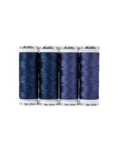 Set van 4 Mettler denim naaigaren 2