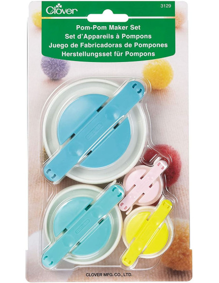 Set van 4 pomponmakers Clover