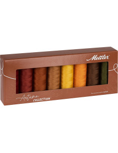 Set van 8 polyester naaigaren 200m Autumn Mettler ®