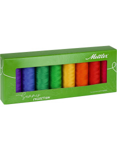 Set van 8 polyester naaigaren 200m Summer Mettler ®