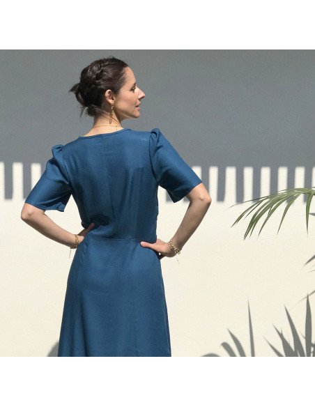 Jurkpatroon, blouse Zénith - Maison Fauve