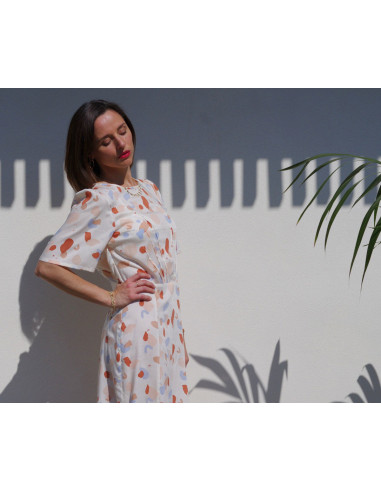 Jurkpatroon, blouse Zénith - Maison Fauve