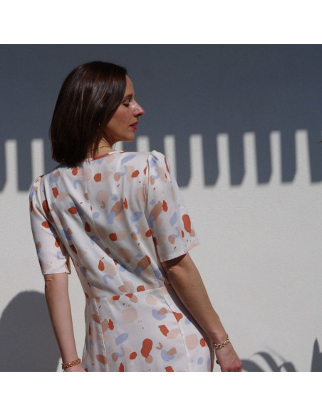 Jurkpatroon, blouse Zénith - Maison Fauve