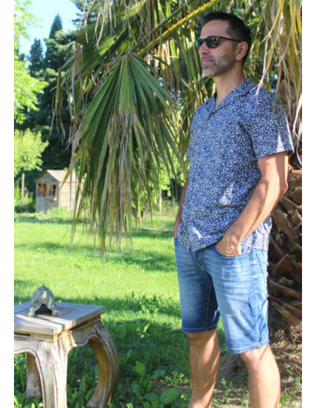 Patroon voor herenshirt met korte mouwen Le Surfeur - Les BG